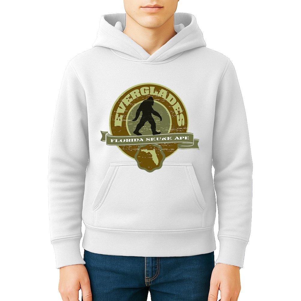 Florida Everglades Skunk Ape Kids Hoodie