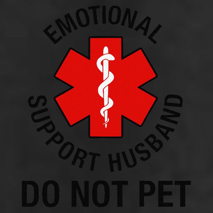 Funny Emotional Support Husband Do Not Pet Saying 11oz C Handle Ceramic Mug