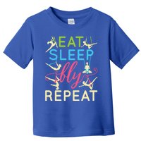 Funny Eat Sleep Fly Repeat Aerial Yoga Silks Gift Cute Gift Toddler T-Shirt