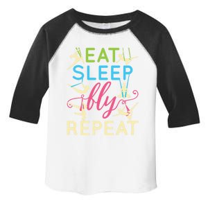 Funny Eat Sleep Fly Repeat Aerial Yoga Silks Gift Cute Gift Toddler Fine Jersey T-Shirt