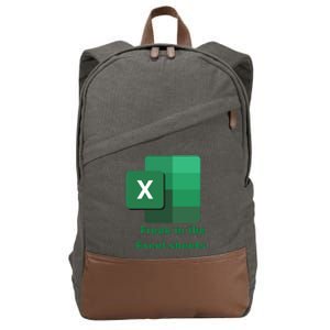 Funny Excel Sheets Freak In The Excel Sheets Cotton Canvas Backpack