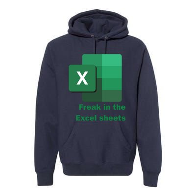 Funny Excel Sheets Freak In The Excel Sheets Premium Hoodie