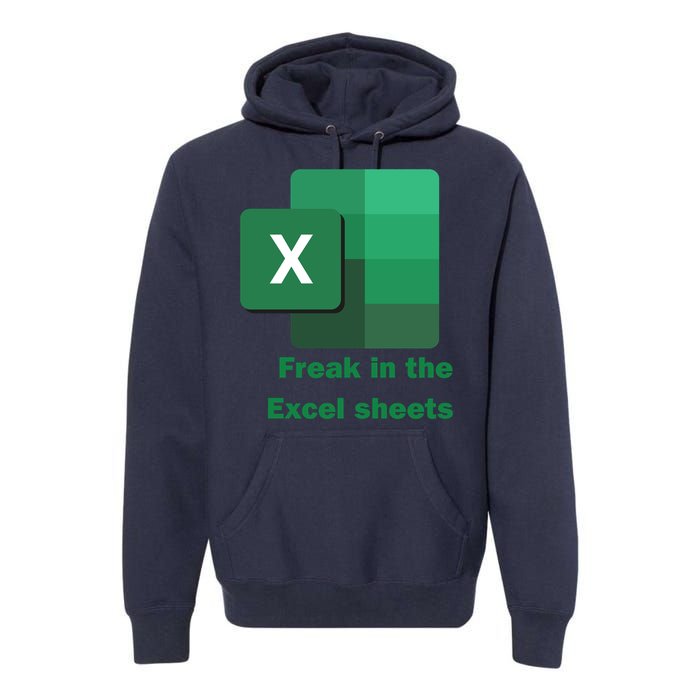 Funny Excel Sheets Freak In The Excel Sheets Premium Hoodie