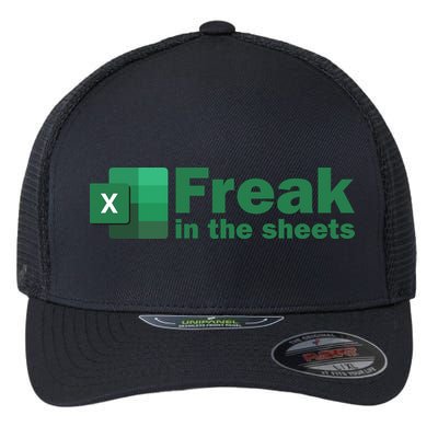 Funny Excel Sheets Freak In The Excel Sheets Flexfit Unipanel Trucker Cap