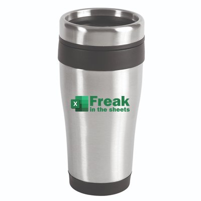 Funny Excel Sheets Freak In The Excel Sheets 16oz Travel Tumbler