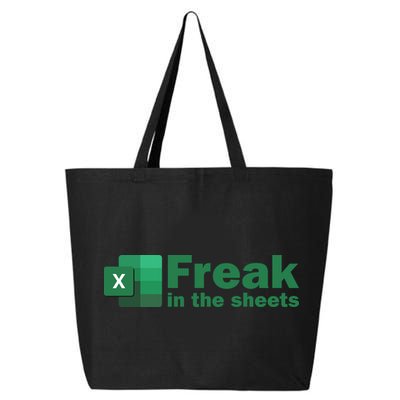 Funny Excel Sheets Freak In The Excel Sheets 25L Jumbo Tote