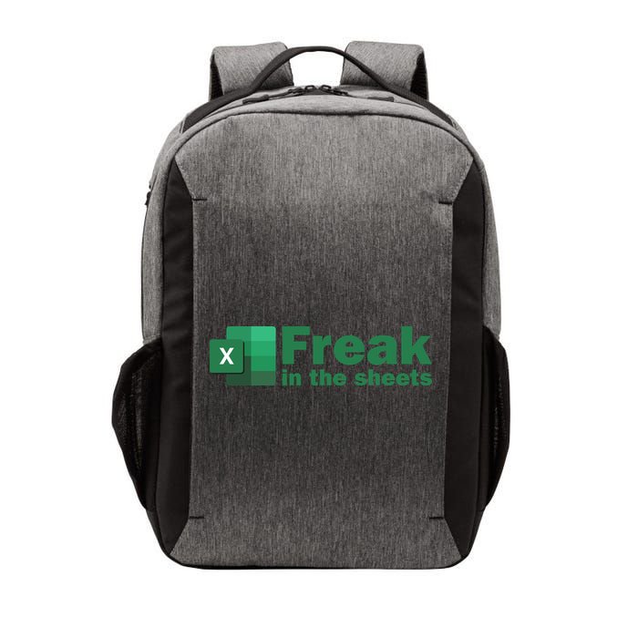 Funny Excel Sheets Freak In The Excel Sheets Vector Backpack