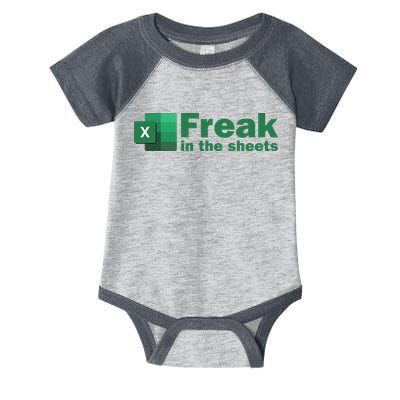 Funny Excel Sheets Freak In The Excel Sheets Infant Baby Jersey Bodysuit