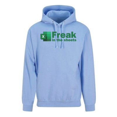 Funny Excel Sheets Freak In The Excel Sheets Unisex Surf Hoodie