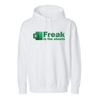 Funny Excel Sheets Freak In The Excel Sheets Garment-Dyed Fleece Hoodie