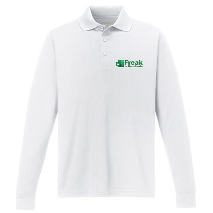 Funny Excel Sheets Freak In The Excel Sheets Performance Long Sleeve Polo