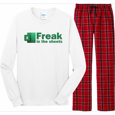 Funny Excel Sheets Freak In The Excel Sheets Long Sleeve Pajama Set