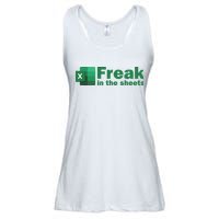Funny Excel Sheets Freak In The Excel Sheets Ladies Essential Flowy Tank