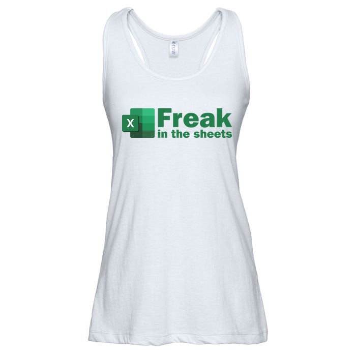 Funny Excel Sheets Freak In The Excel Sheets Ladies Essential Flowy Tank