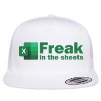 Funny Excel Sheets Freak In The Excel Sheets Flat Bill Trucker Hat