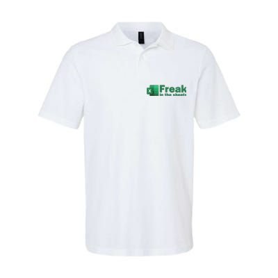 Funny Excel Sheets Freak In The Excel Sheets Softstyle Adult Sport Polo