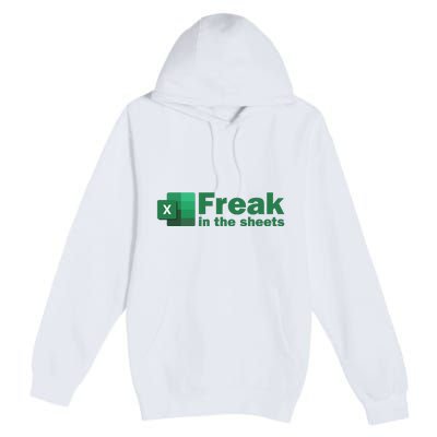 Funny Excel Sheets Freak In The Excel Sheets Premium Pullover Hoodie