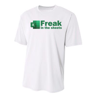 Funny Excel Sheets Freak In The Excel Sheets Performance Sprint T-Shirt