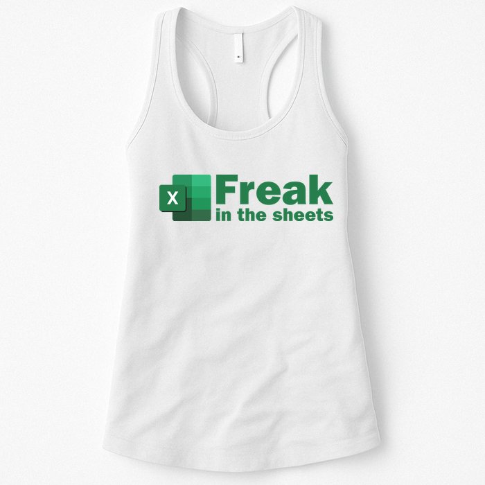 Funny Excel Sheets Freak In The Excel Sheets Womens Tank Top