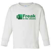 Funny Excel Sheets Freak In The Excel Sheets Toddler Long Sleeve Shirt