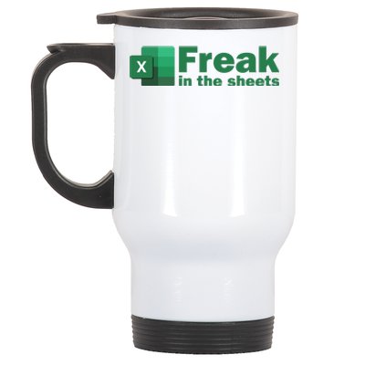 Funny Excel Sheets Freak In The Excel Sheets Stainless Steel Travel Mug