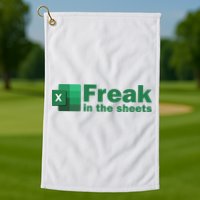 Funny Excel Sheets Freak In The Excel Sheets Golf Towel