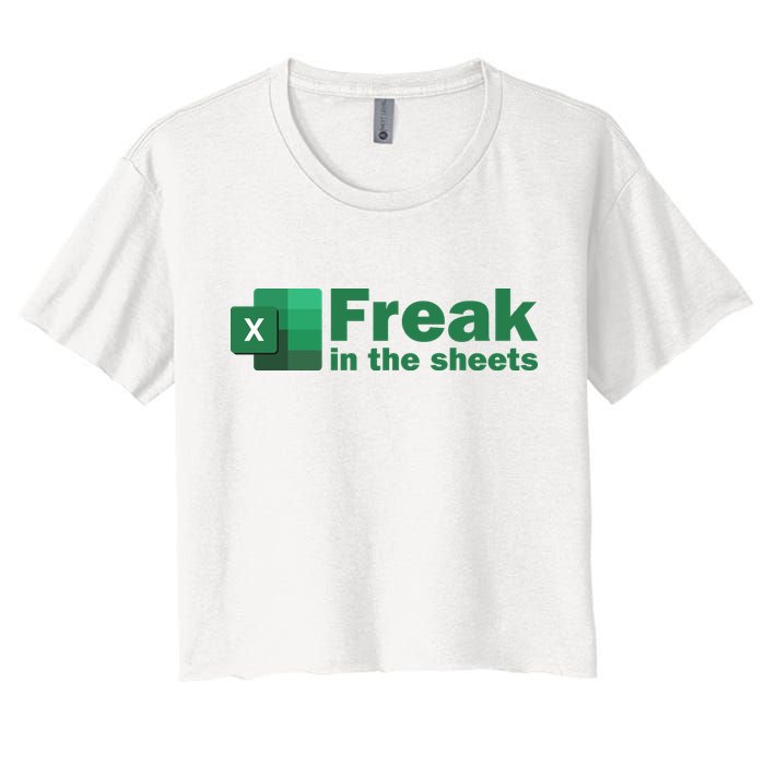 Funny Excel Sheets Freak In The Excel Sheets Crop Top