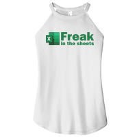 Funny Excel Sheets Freak In The Excel Sheets Women's Perfect Tri Rocker Tank