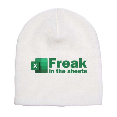 Funny Excel Sheets Freak In The Excel Sheets Short Acrylic Beanie