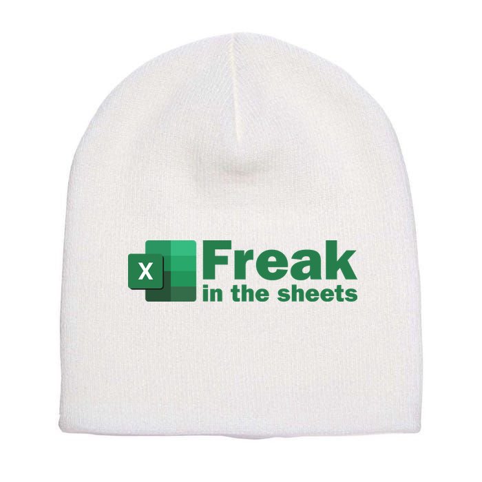 Funny Excel Sheets Freak In The Excel Sheets Short Acrylic Beanie