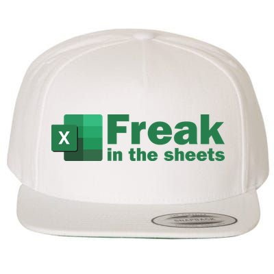 Funny Excel Sheets Freak In The Excel Sheets Wool Snapback Cap