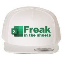 Funny Excel Sheets Freak In The Excel Sheets Wool Snapback Cap