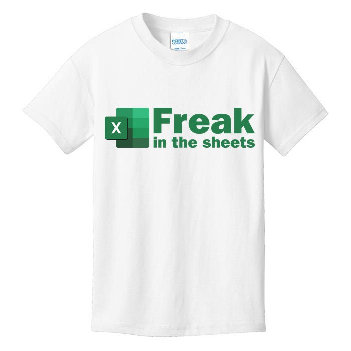 Funny Excel Sheets Freak In The Excel Sheets Kids T-Shirt