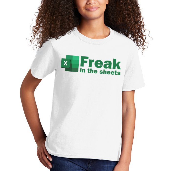 Funny Excel Sheets Freak In The Excel Sheets Kids T-Shirt