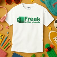 Funny Excel Sheets Freak In The Excel Sheets Kids T-Shirt