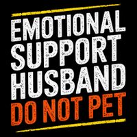 Funny Emotional Support Husband Do Not Pet For Women Mug