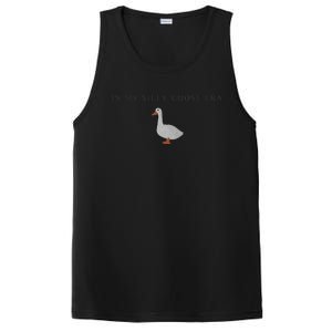 Funny Embroidered Silly Goose In My Silly Goose Era Cute Goose Embroidery Goo PosiCharge Competitor Tank