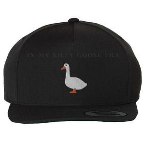 Funny Embroidered Silly Goose In My Silly Goose Era Cute Goose Embroidery Goo Wool Snapback Cap