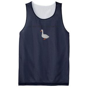 Funny Embroidered Silly Goose In My Silly Goose Era Cute Goose Embroidery Goo Mesh Reversible Basketball Jersey Tank