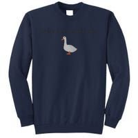 Funny Embroidered Silly Goose In My Silly Goose Era Cute Goose Embroidery Goo Tall Sweatshirt