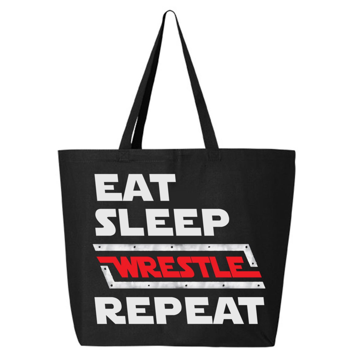 Funny Eat Sleep Wrestle Repeat Wrestling Gift Cute Gift 25L Jumbo Tote