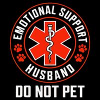 Funny Emotional Support Husband Do Not Pet For Women Backpack