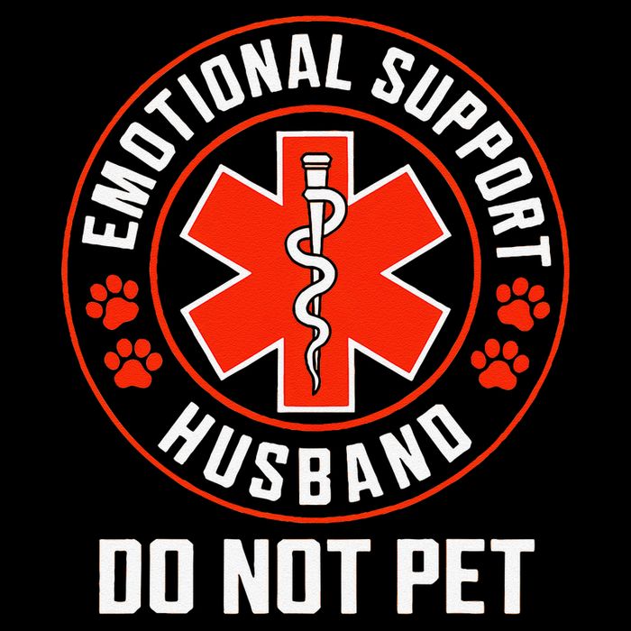 Funny Emotional Support Husband Do Not Pet For Women Backpack