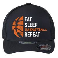 Funny Eat Sleep Basketball Repeat Sports Flexfit Unipanel Trucker Cap