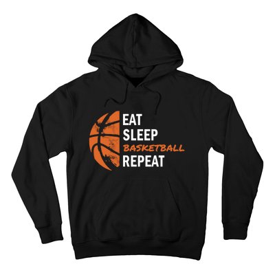 Funny Eat Sleep Basketball Repeat Sports Hoodie