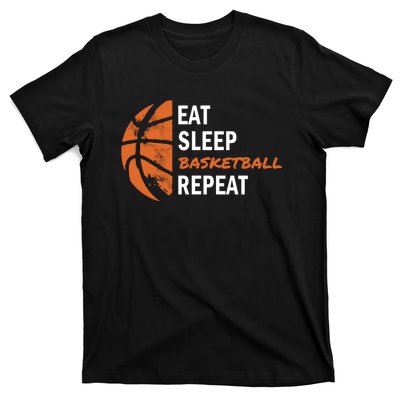 Funny Eat Sleep Basketball Repeat Sports T-Shirt