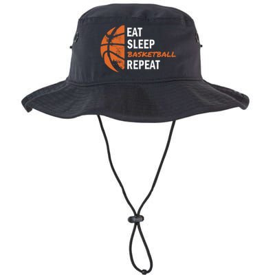 Funny Eat Sleep Basketball Repeat Sports Legacy Cool Fit Booney Bucket Hat