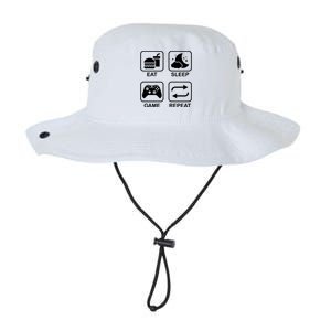 Funny Eat Sleep Game Repeat Gift For Gamer Gaming Lover Gift Legacy Cool Fit Booney Bucket Hat