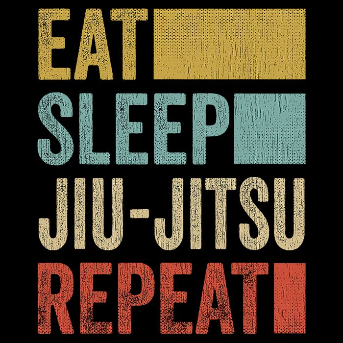 Funny Eat Sleep Jiu-Jitsu Repeat Gift Cooling Performance Crew T-Shirt