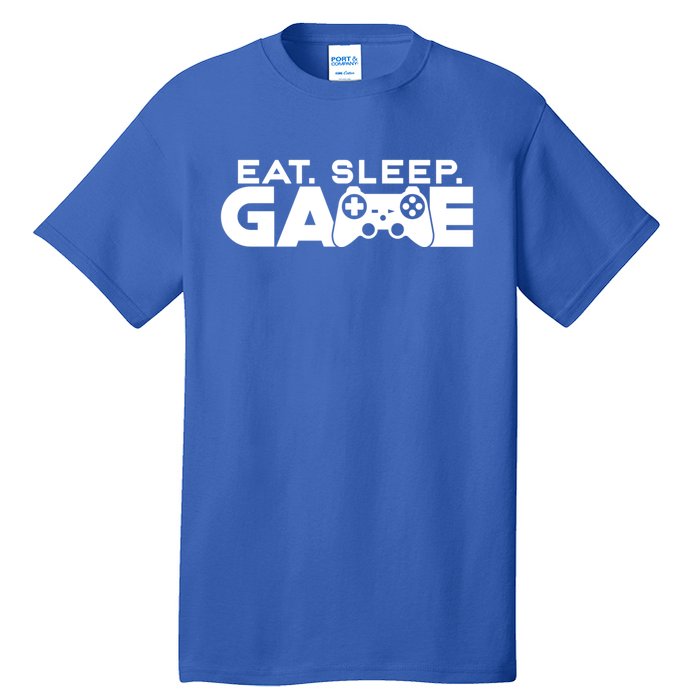 Funny Eat Sleep Game Repeat Controller Retro Console Gamer Cool Gift Tall T-Shirt